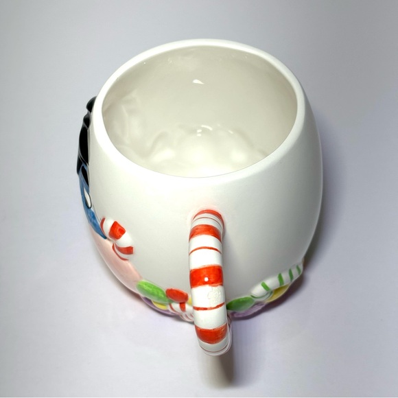 Winnie the Pooh Christmas Candyland Coffee Mug Set of 4 Ceramic Collectible - Picture 12 of 13